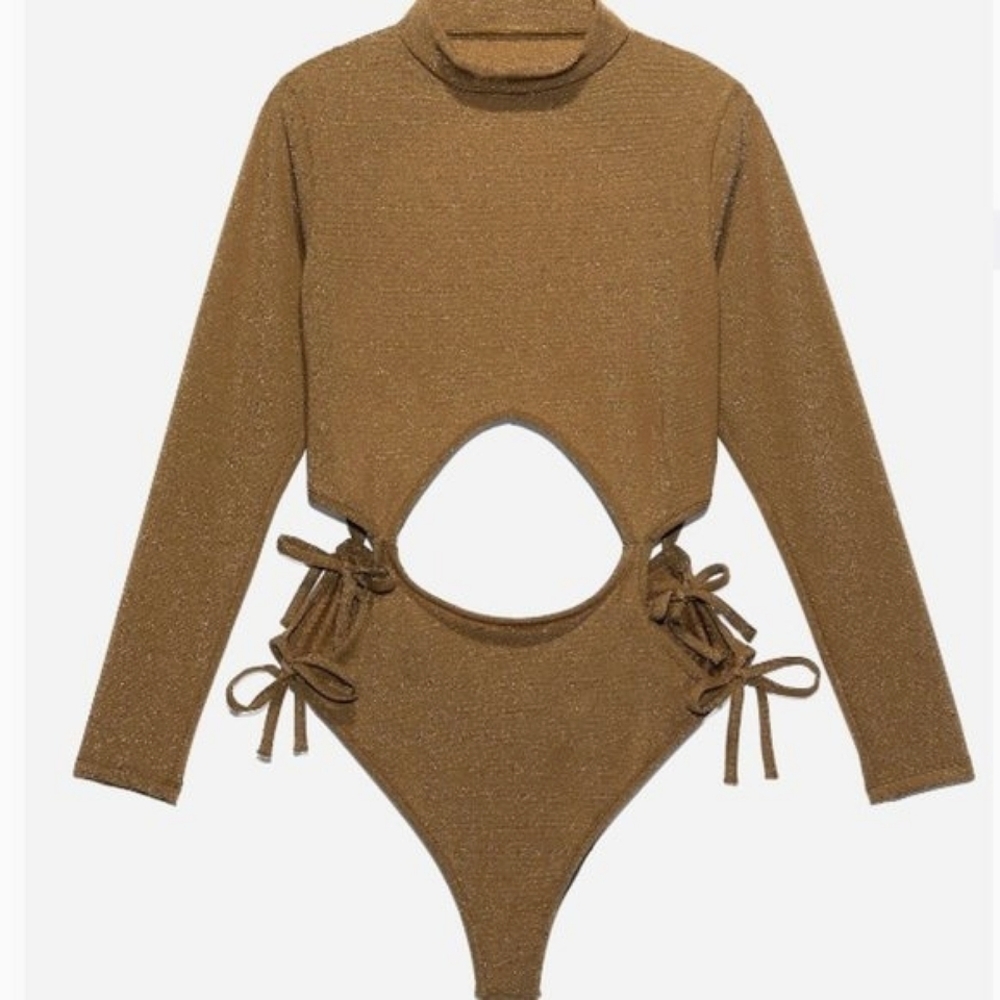 SAVAGE X FENTY Women's Sleep & Shine Strappy Teddy Sexy Shimmer